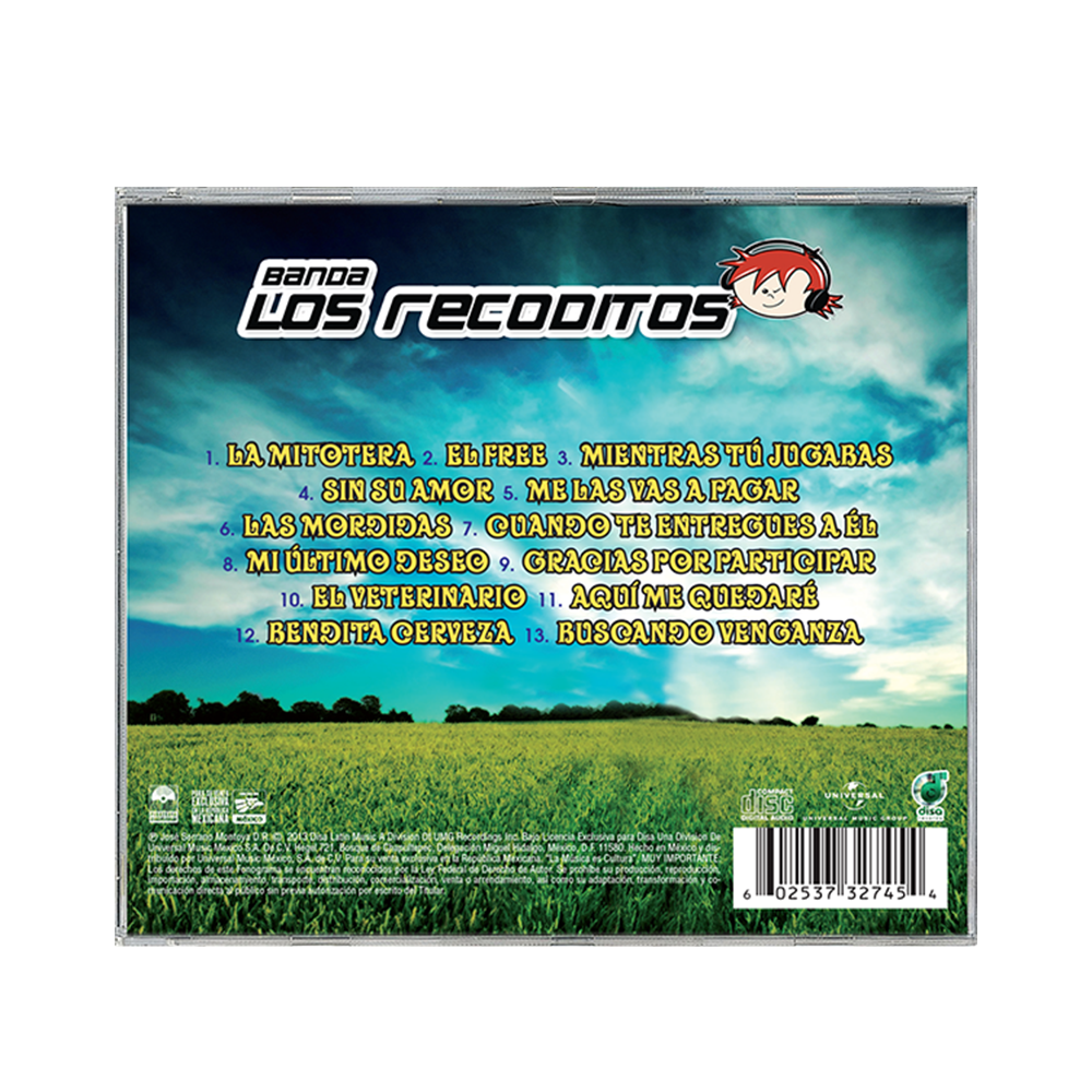 Banda Los Recoditos - El Free CD Back