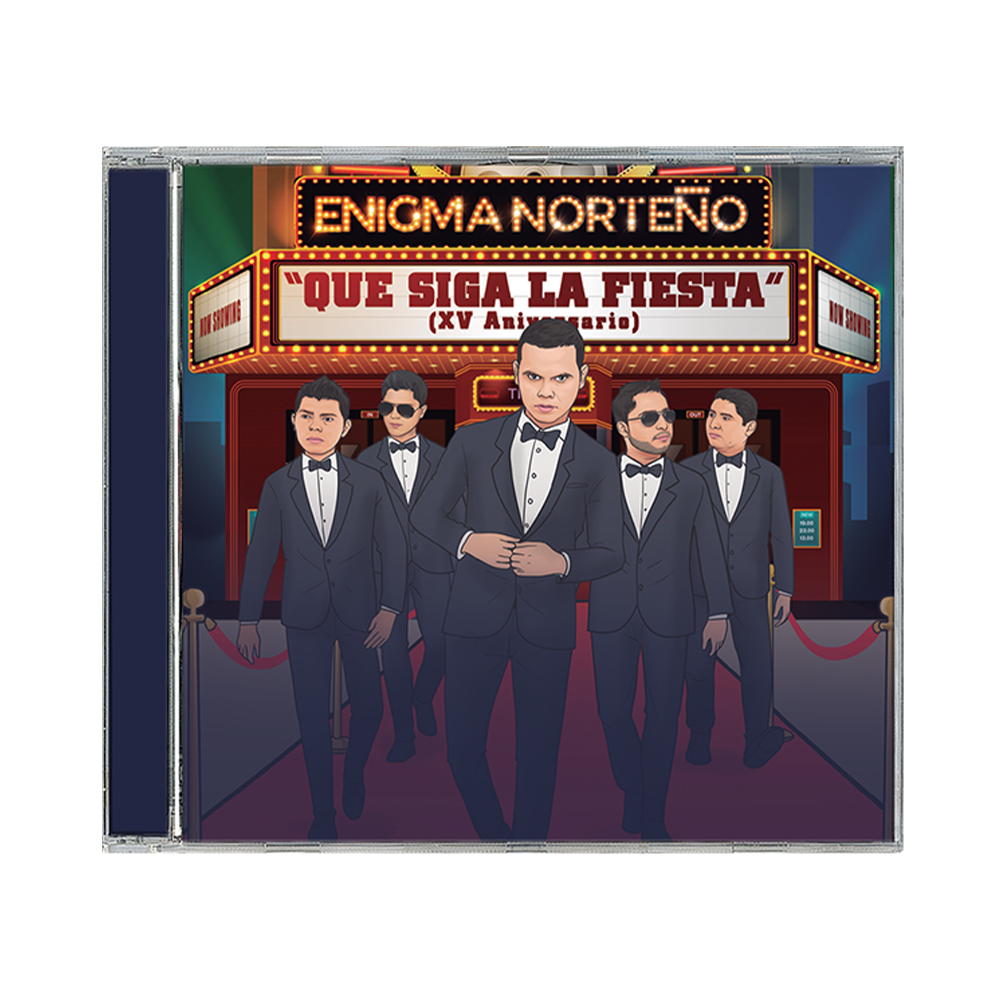 Enigma Norteno - Que Siga La Fiesta CD Front