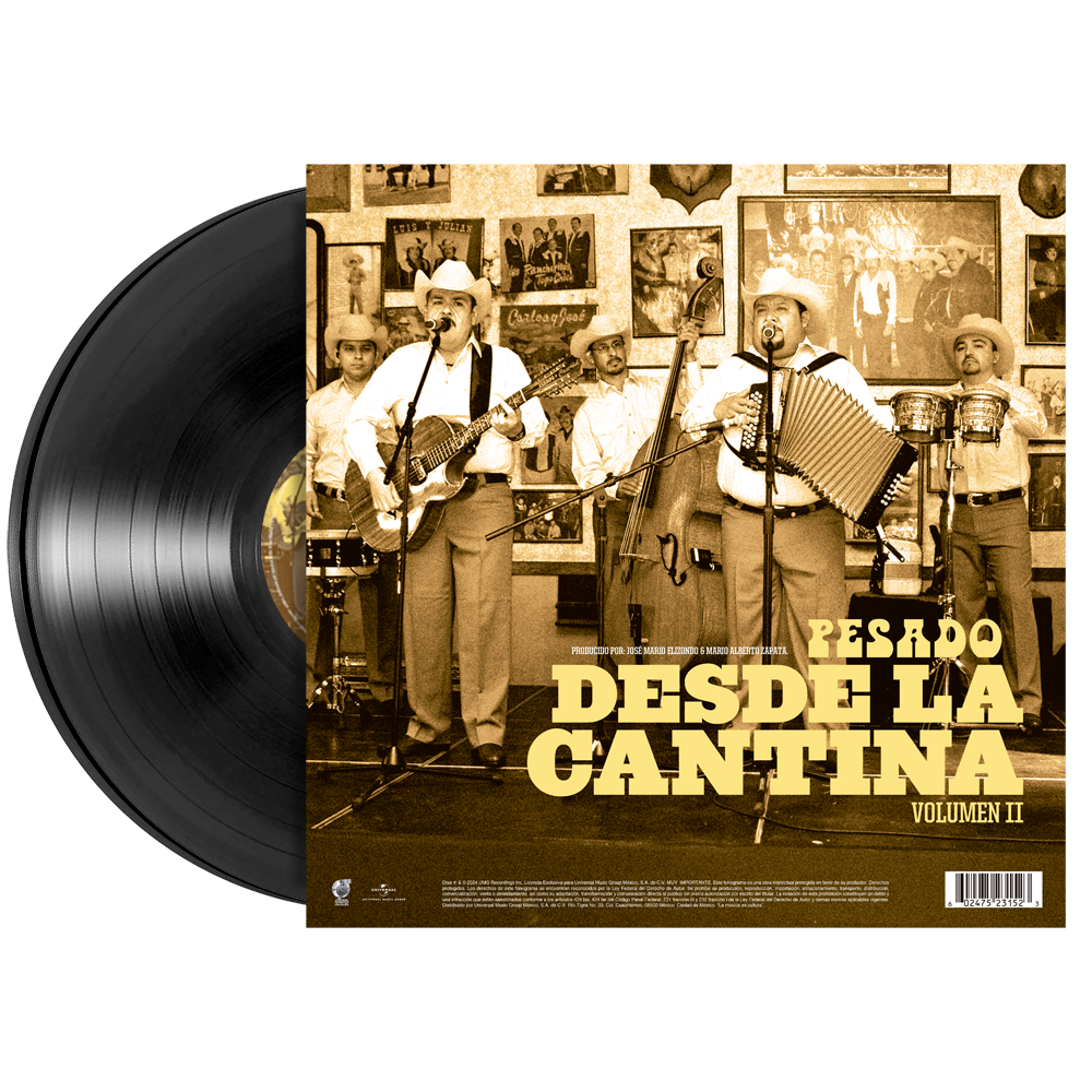 Pesado - Desde La Cantina (Vol.1 & II) 2LP Vinyl Back